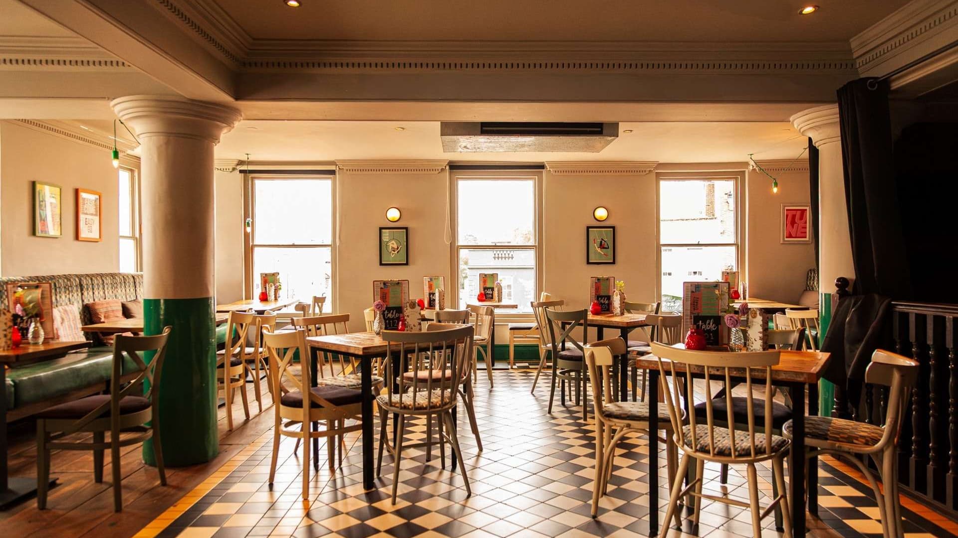 Dining area at Market Stores Reigate
